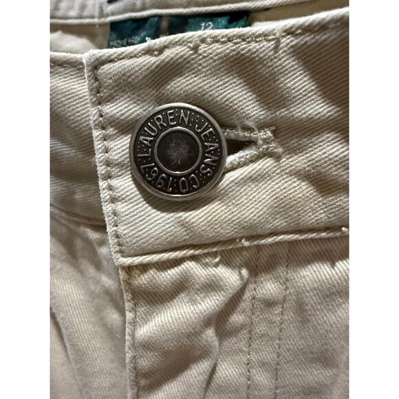 Ralph Lauren Jeans Company Women’s Cropped Jeans – Beige – Size 12 - Picture 5 of 9